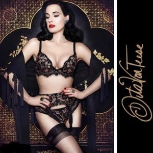 NWT DITA VON TEESE MARLENE G-STRING LINGERIE PANTIE